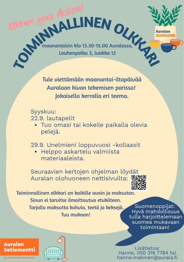 Toiminnallisen olkkarin mainos